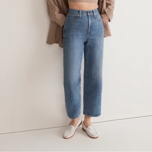 Madewell Denim - The Perfect Vintage Wide Leg Crop Jean